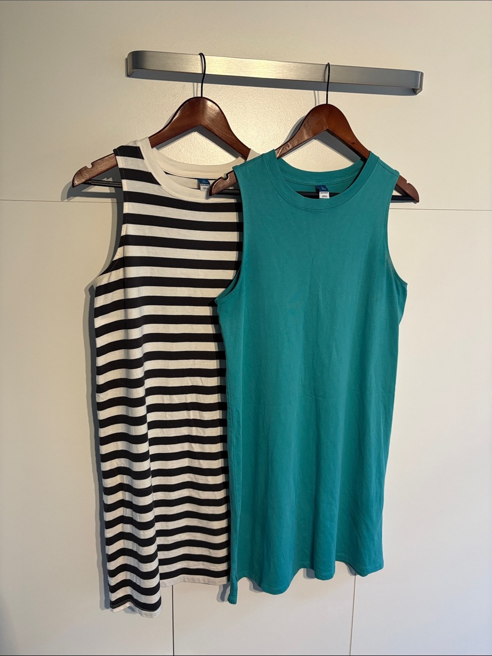 Set of 2 Sleeveless Teal Shift Dress - Classic Casual Small Tall